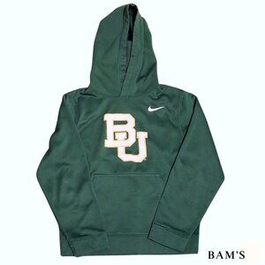 Nike Baylor Bears Therma‑Fit Hoodie Green Small
